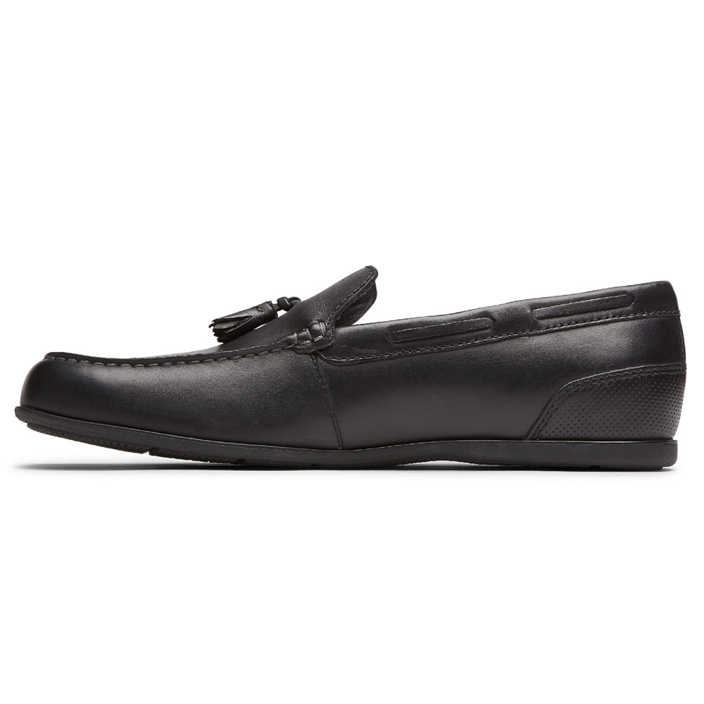 Rockport Singapore Mens Loafers - Malcom Tassel Black - PJ8395012